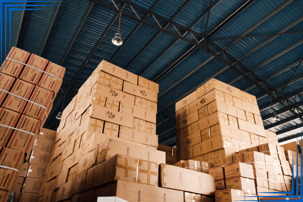 warehouse cooling with boxes